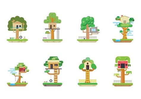 Treehouse Vector Art, Icons, and Graphics for Free Download