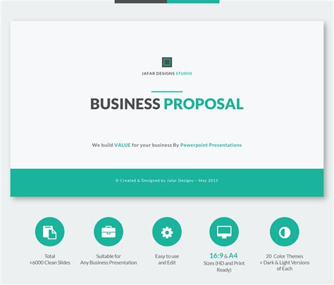 Business Proposal Template Ppt Free Download Terbaru