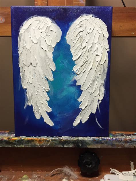 Angel Wings Painting. Custom Angel Wings painted just for You | Etsy