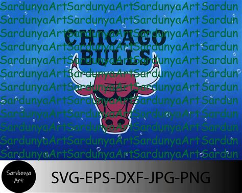 Chicago Svg Bulls Svg Eps Png Dxf Jpg 1 - Etsy