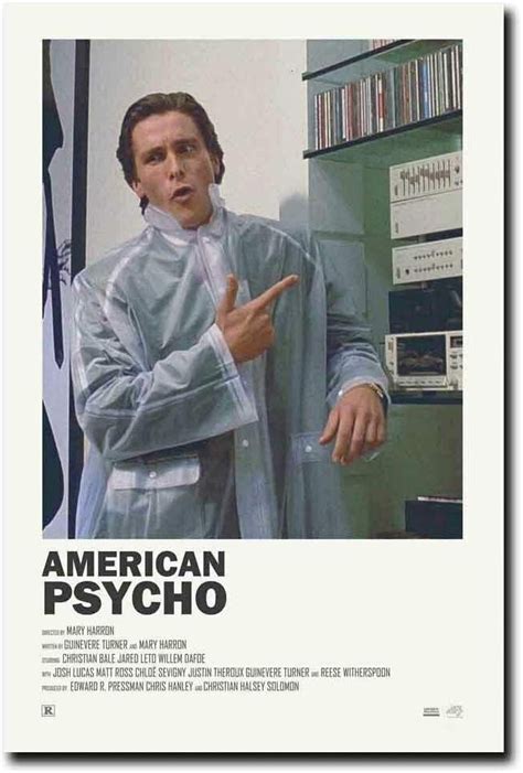 american psycho | Alternative movie posters, Movie poster wall, Indie movie posters