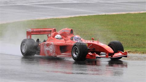 Ferrari F1 3-seater Marlboro Red Rush spied testing in Fiorano