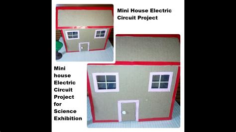 How to make amazing cardboard Mini House | Electric Circuit Project | Science Project for School ...