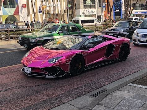 Pink Lamborghini Aventador - Lamborghini