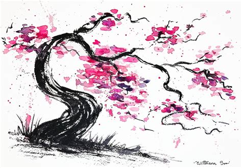 Sakura Branch Art