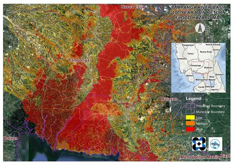 Flood Hazard Map Philippines - Islands With Names