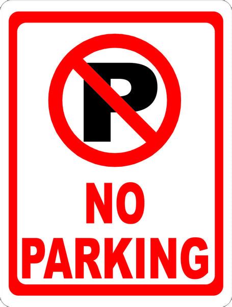 No Parking Sign with Symbol – Signs by SalaGraphics