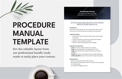 Free Procedure Manual Template - Download in Word, Google Docs, PDF ...