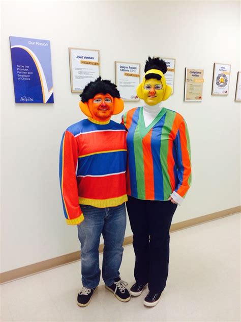 Bert & Ernie Halloween Costume | Bert and ernie costume, Costumes ...