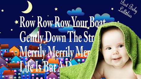 Row Row Row Your Boat Lyrics Baby Lullaby Songs Lyrics Lullabies For ...