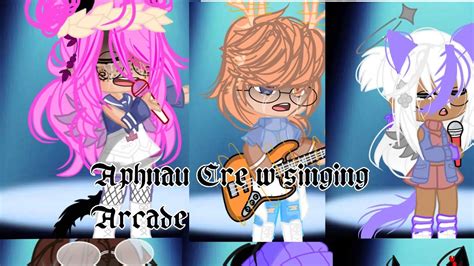 aphmau crew singing arcade aphmau crew - YouTube