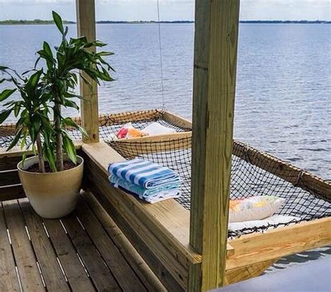 Looks so relaxing! Over the water hammocks | Lake house, Lakehouse decor, River house