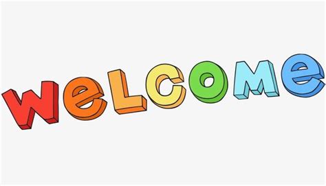 Welcome Cartoon PNG Picture, Vector Cartoon Welcome, Cartoon Vector ...