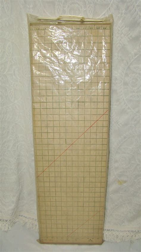 Vintage Fabric Cutting Board. Pattern Cutting Mat. Sewing