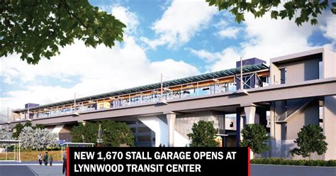 New 1,670 stall garage opens at Lynnwood Transit Center - Lynnwood Times