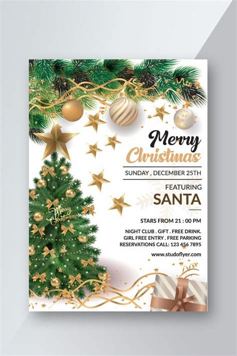 Christmas Party Flyer Design Template#pikbest#templates Christmas Party ...