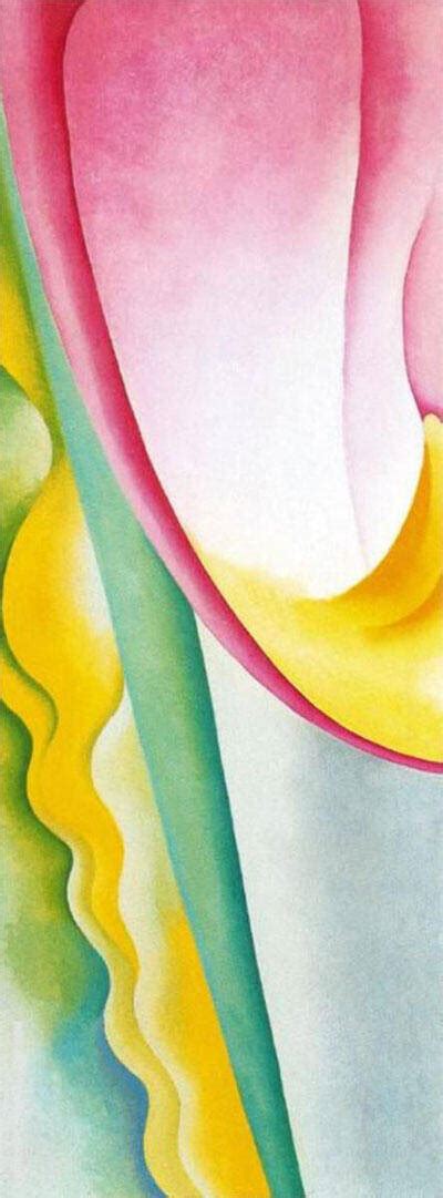 Pink Tulip 1925 by Georgia O'Keeffe | Oil Painting Reproduction