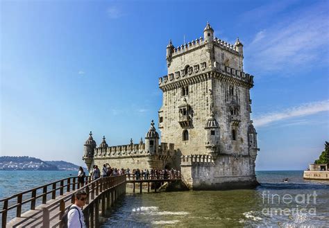 Belem Tower is a fortified tower located in the civil parish of Photograph by Dragomir Nikolov ...