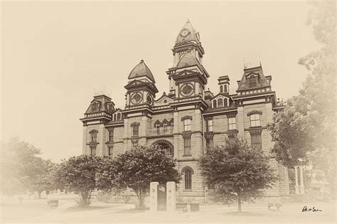 Caldwell County Courthouse Photograph by Brent Groves - Fine Art America