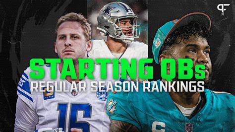 2023-24 NFL QB Power Rankings: How Do All 66 Starting Quarterbacks ...