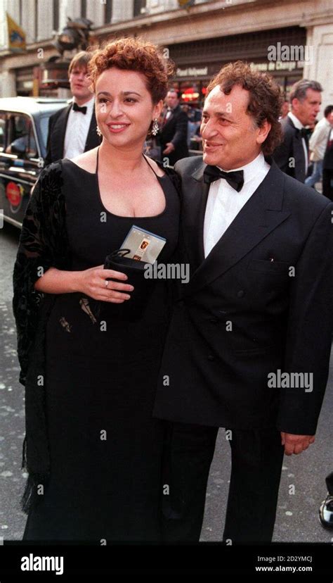 Actress Nadia Sawalha and her father actor Namin Sawalha arrive at the ...