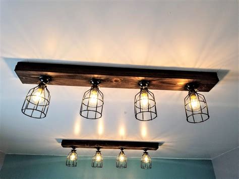 Rustic Farmhouse Decor Farmhouse Ceiling Light Cage Light - Etsy | Farmhouse ceiling light ...