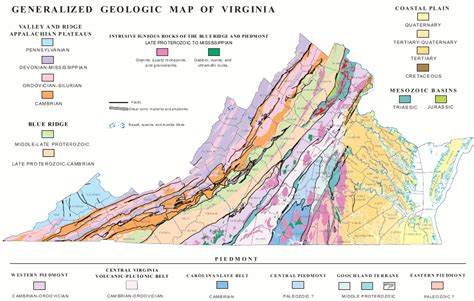 Geologic Map Of Virginia - Latin America Map