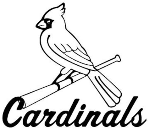 St. Louis Cardinals NBL Logo Sticker Vinyl Decal Wall Art 183 - Etsy