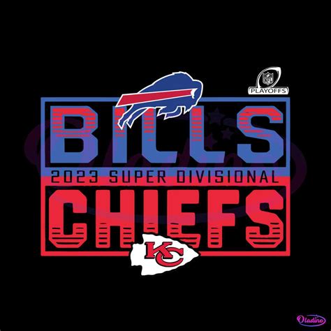 Kansas City Chiefs Vs Buffalo Bills 2023 Super Divisional SVG