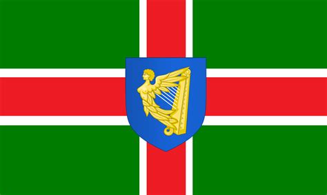 Alternate History: Flag of the (Stuart) Kingdom of Ireland : ireland