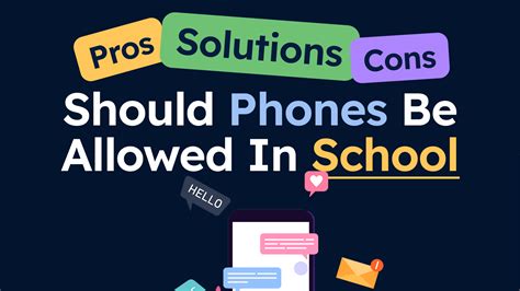 Should Phones Be Allowed In School - Pros, Cons & Solutions | Templatecookie