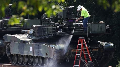 Tanks Already in Washington for Trump’s Fourth of July Event - The New York Times