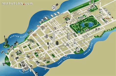 new york city map location