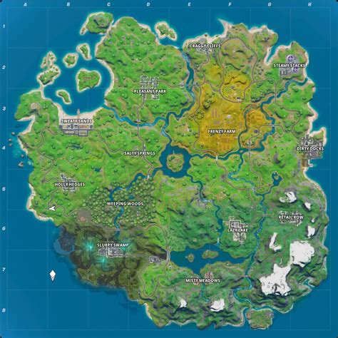 Fortnite 2 Map - All Named Locations and Landmarks on the New Fortnite ...