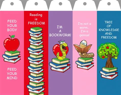 Printable Bookmarks with Quotes