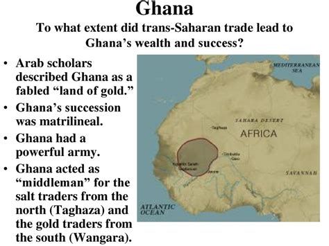 West Africa Notes EQ: What was the most significant factor in the ...