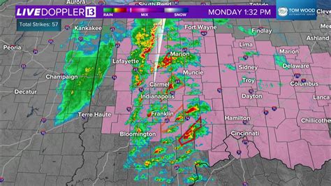 Live Doppler 13 Radar | weather, Indiana | Tornado warnings are in ...