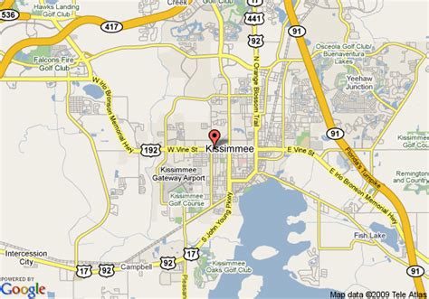 Map of Super 8 Motel Kissimmee/Orlando Area, Kissimmee