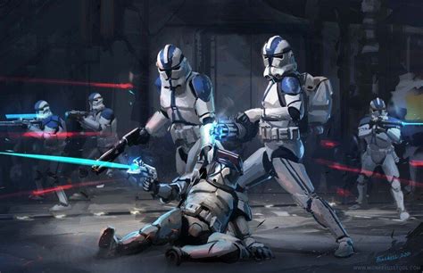 ArtStation - 501st Clone Troopers, Star Wars. FAN ART, Frankell ...