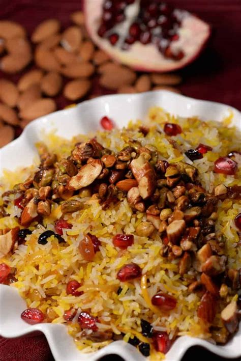 Iranian Jeweled Rice (Javaher Polow) - International Cuisine