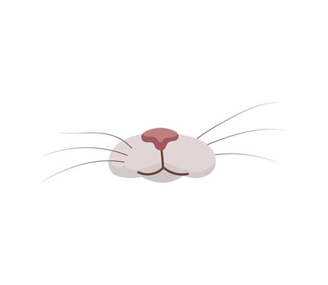 Vector illustration of cat nose 19021653 Vector Art at Vecteezy