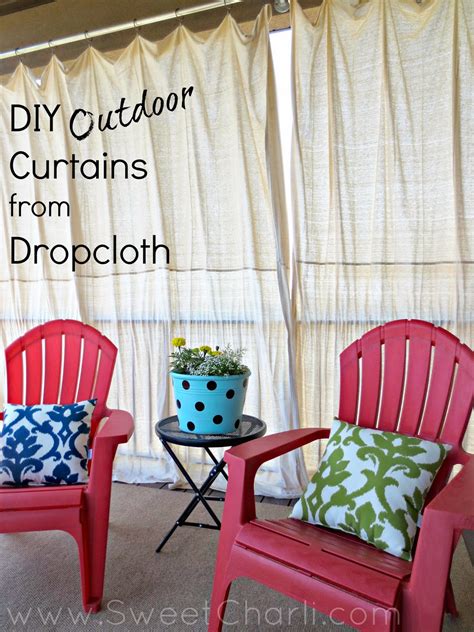 DIY Outdoor Curtains from Dropcloth » Kami Watson