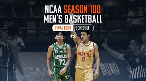 GAME SCHEDULE: NCAA Season 100 Final Four