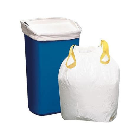 Staples Value Size Trash Bags Drawstring White 13 gallon 120 Bags/Box 2411912 - Walmart.com ...