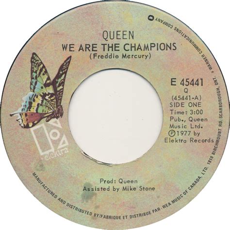 Queen - We Are The Champions (1977, Vinyl) | Discogs