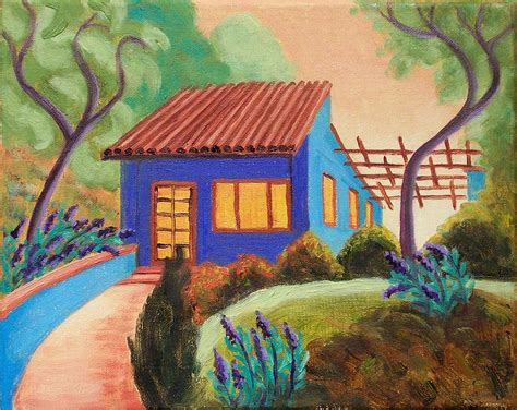 Casa Azul Painting by Ruth Soller