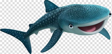 Whale shark character , Shark Nemo Fish Pixar YouTube, nemo transparent background PNG clipart ...