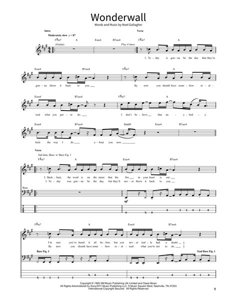 Oasis Wonderwall 113574 In 2020 Sheet Music Drum Sheet