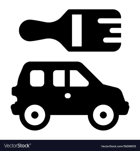 Car paint Royalty Free Vector Image - VectorStock