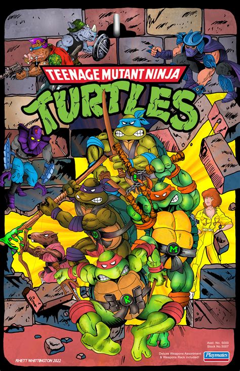 TMNT Box art poster by whittingtonrhett on DeviantArt